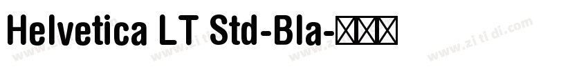 Helvetica LT Std-Bla字体转换